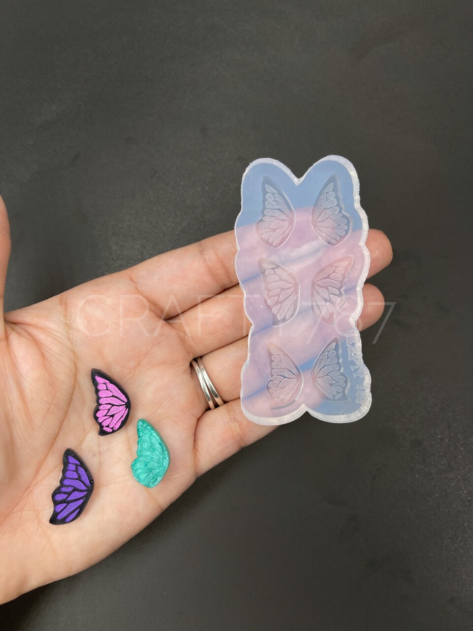 Butterfly Wings Stud Variety Earring Silicone Mold (B13)